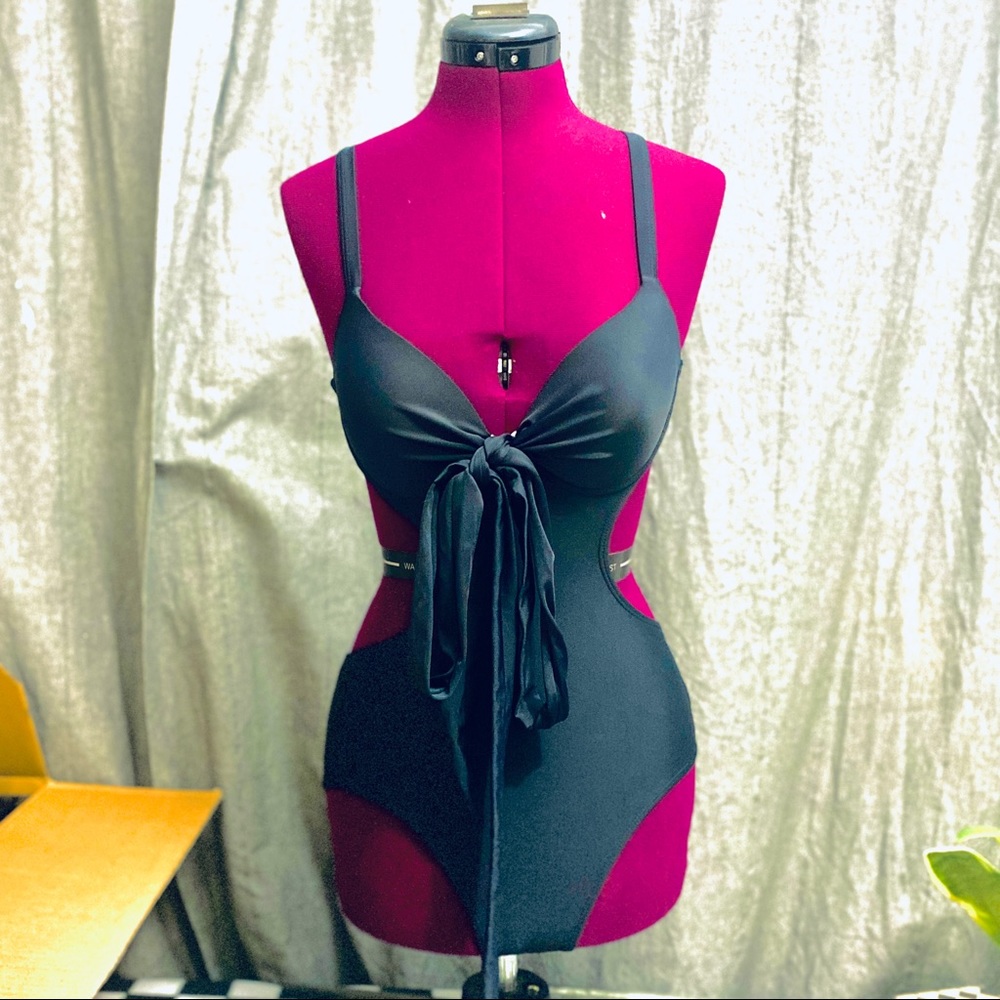 NEW Black cut out one piece swimsuit